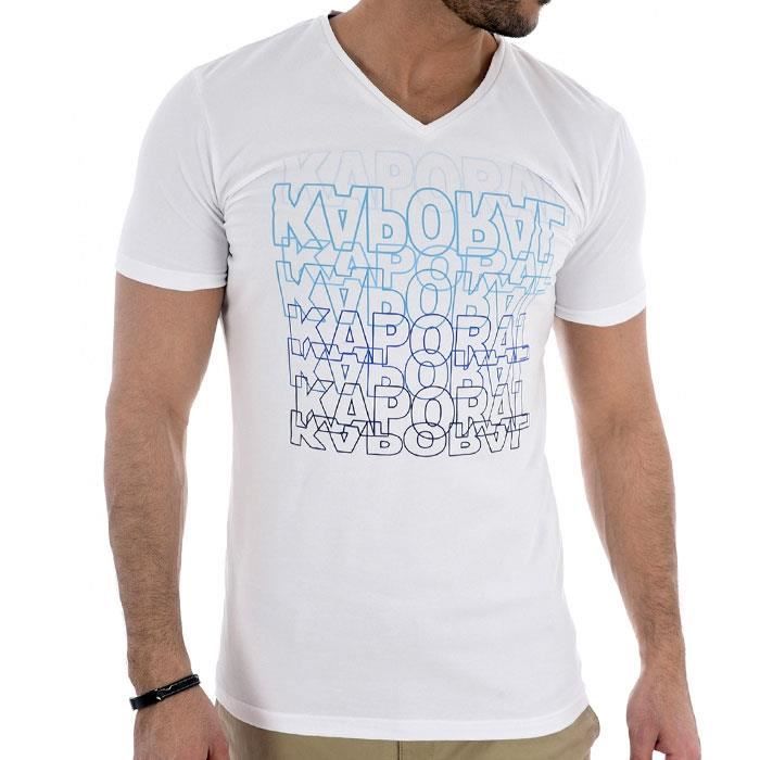 Shirt Blanc Tee Kaporal Pas Achat Homme Vente Cher 4Tp1wxqZ