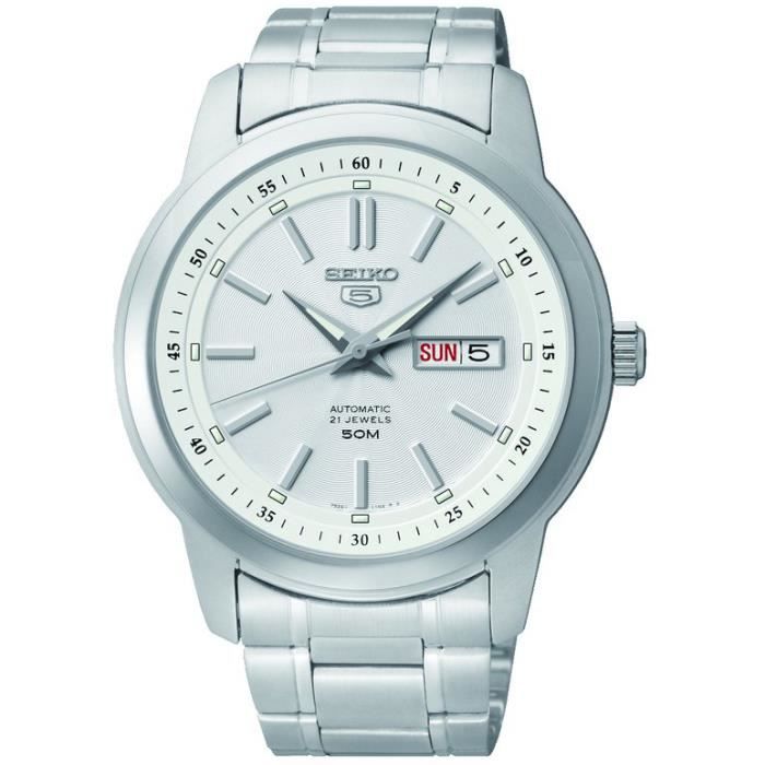 budget - Montre simple pour budget mini Montre-homme-seiko-5-snkm83k1-classique-date-50