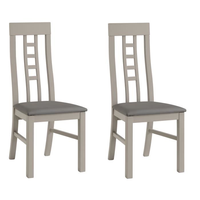 Achat Lot Chaise 2 De D'été Chaises Vente Soldes Vénus Gris wnvNy8OPm0