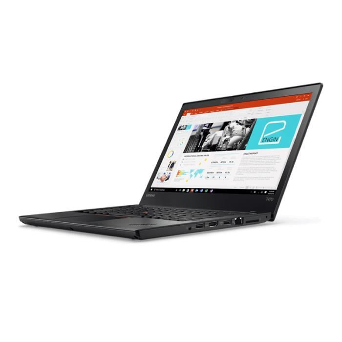 Lenovo ThinkPad T470 - i5 6300u - 8Go - SSD 21