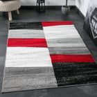 Tapis De Salon Gris Rouge Achat Vente Pas Cher