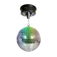BOULE A FACETTES Boule à facettes 30 cm + moteur avec 18 LEDs BOULE A FACETTES Boule à facettes 30 cm + moteur avec 18 LEDs
