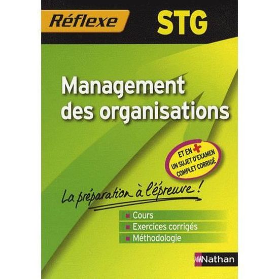 Management Des Organisation Stg - 