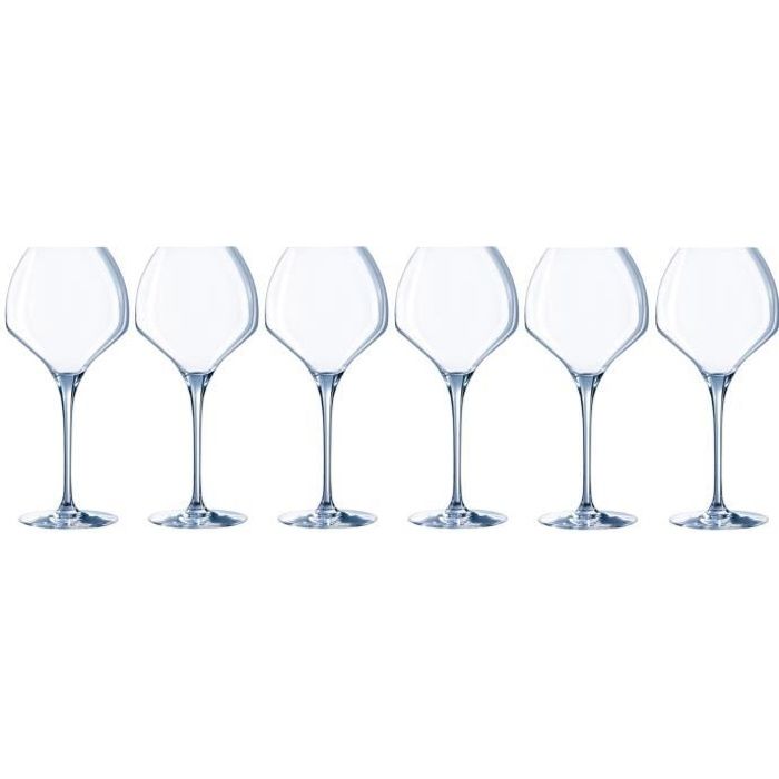 CHEF ET SOMMELIER Lot de 6 verres à vin OPEN'UP - 47 cl