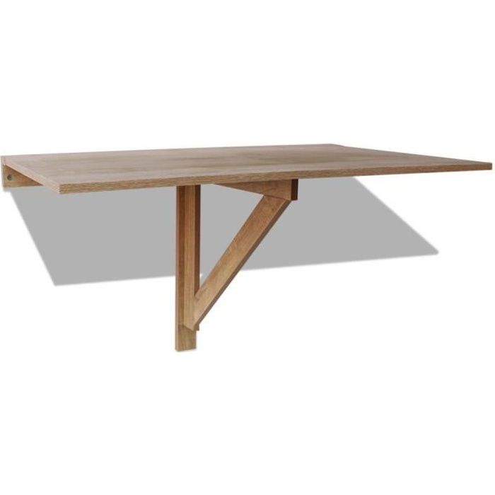 Magnifique Table Murale Rabattable En Chene 100 X 60 Cm Achat Table À Manger Seule Magnifique Murale Rabattable En Chene 100 X