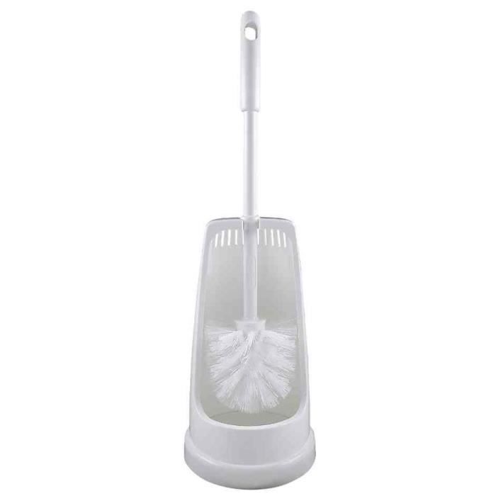 6 Têtes De Brosse WC Remplacement - Plastique Blanc - 7.5x6cm - Pour Salle De Bain Et Toilettes