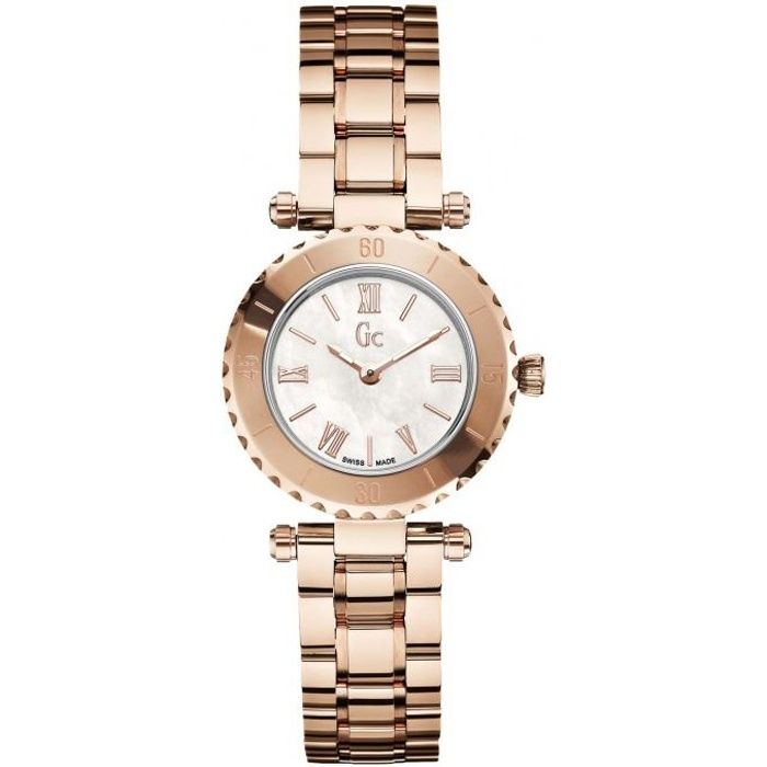 montre-guess-collection-or-rose