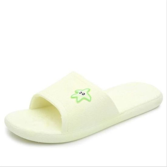Femmes Pantoufle Femme Luxe Grande Confortable De Marque Durable Léger Bleu Mode Pantoufles Plus Vert Antidérapant Cool Poids CxQBshtrd