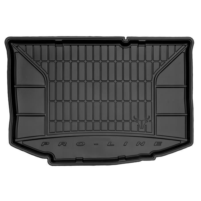 Tapis de Coffre sur Mesure Caoutchouc 3D pour Ford Fiesta de 07/2008 à 10/2012
