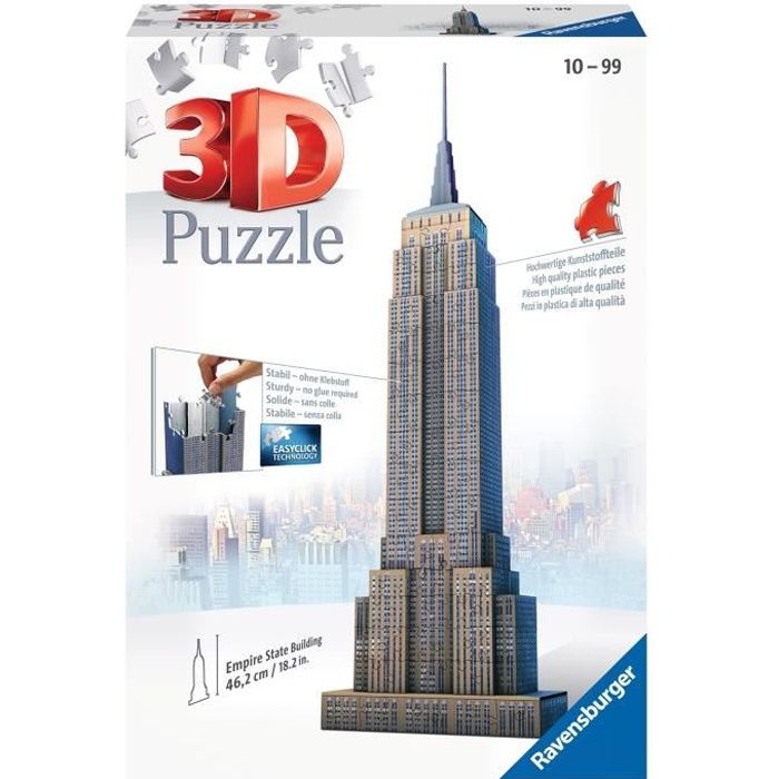 Puzzle 3D Empire State Building 216 pieces