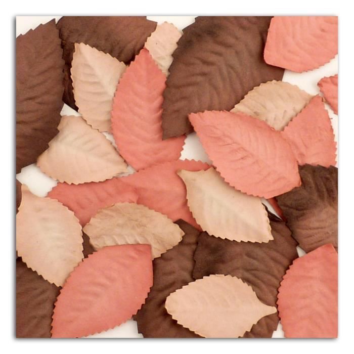 TOGA Pack de 25 Feuilles Automne