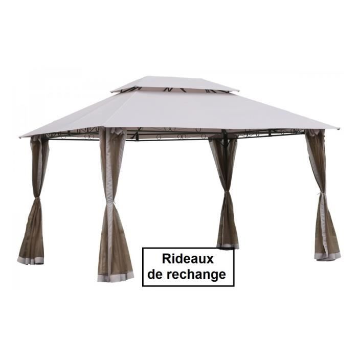 rideau pour tonnelle 3x4