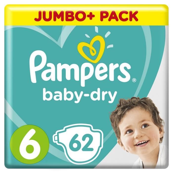 Pampers baby dry taille 6