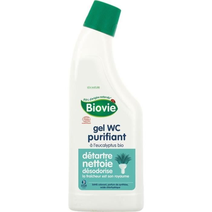 BIOVIE Gel WC a lhuile essentielle deucalyptus Bio 750 ml