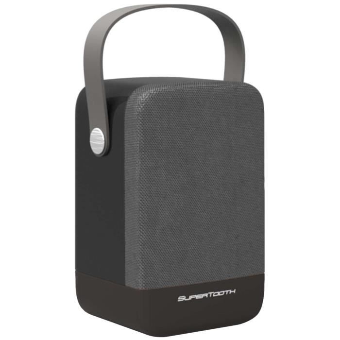 SUPERTOOTH Enceinte portable Bluetooth stéréo D5 - Anthracite