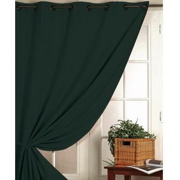 Rideau occultant uni à œillets polyester grande largeur 240x260cm ... Rideau occultant uni à œillets polyester grande largeur 240x260cm ...