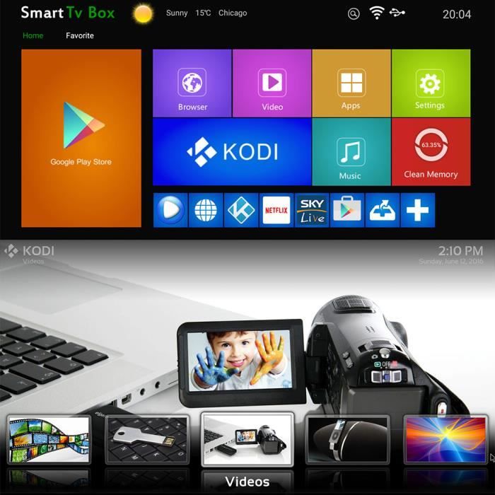 X96 Android 6.0 TV Box Amlogic S905X Quad Core2