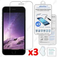 FILM PROTECT. TÉLÉPHONE Protection écran iPhone 6/6S - Verre trempé x 3 FILM PROTECT. TÉLÉPHONE Protection écran iPhone 6/6S - Verre trempé x 3