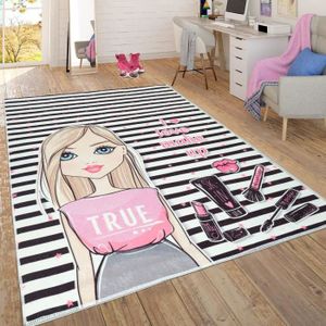 TAPIS Tapis Tendance Tissé À Plat Chambre Enfant Fille M