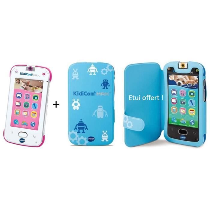 VTECH - KidiCom Max rose & Etui de protection
