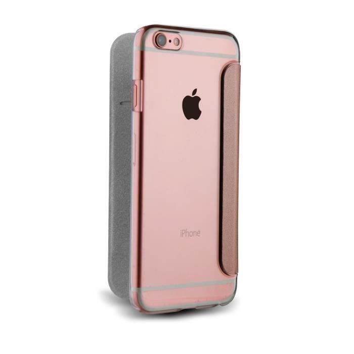 MUVIT Etui FOLIO Case Or Rose Pour APPLE IPHONE 7 PLUS / 6+ / 6S+ muflc0024