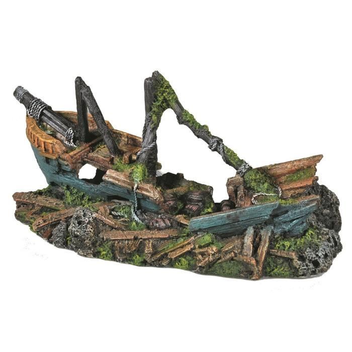 NOBBY Aqua déco Vieux gallion - 350x155x165mm - Pour aquarium