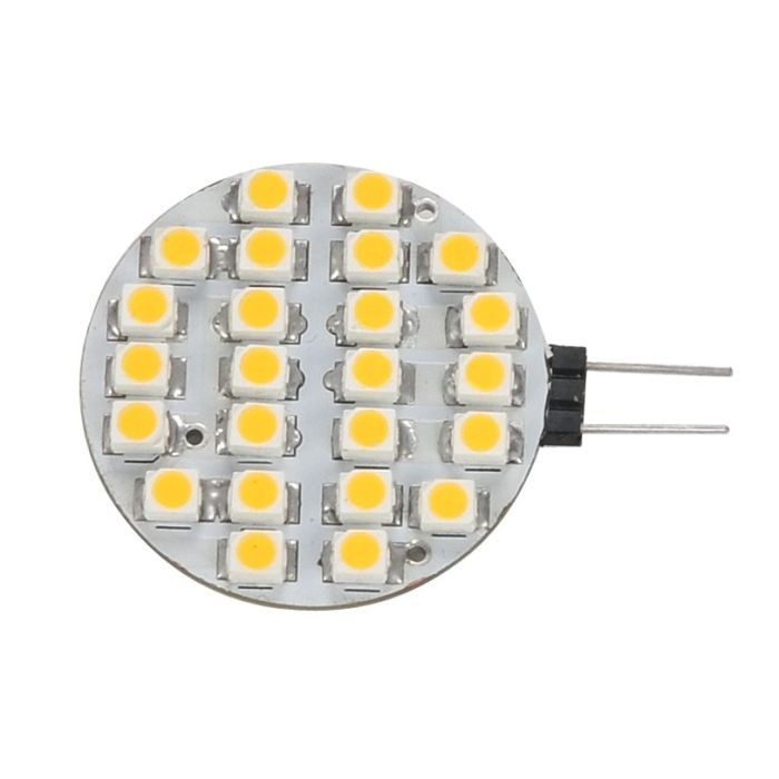 G4 Socle Led Avec 5 Smd 12v Lampe Ampoules Poire Halogene Led