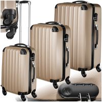 SET DE VALISES TECTAKE Set de 3 valises Mixte Trolley 402084 - Ri SET DE VALISES TECTAKE Set de 3 valises Mixte Trolley 402084 - Ri