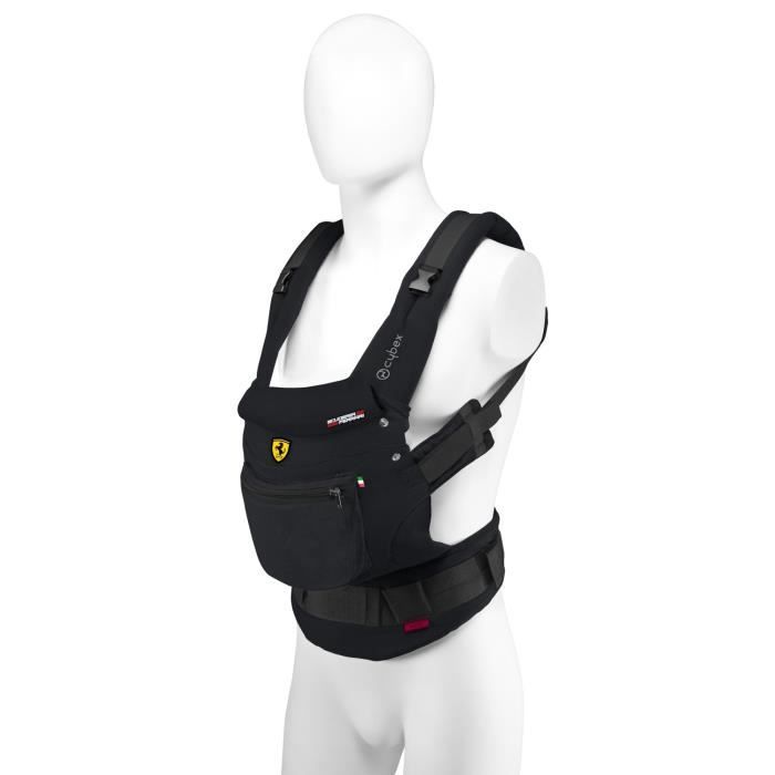 CYBEX Porte-bébé Silver My Go Scuderia Ferrari Victory - Noir