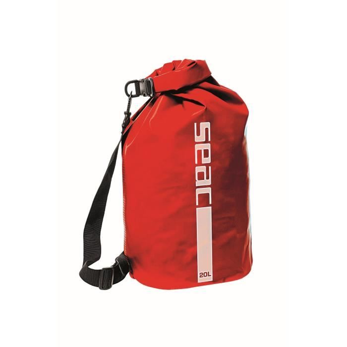 SEAC Sac étanche avec bandoulière - 20 L - Rouge