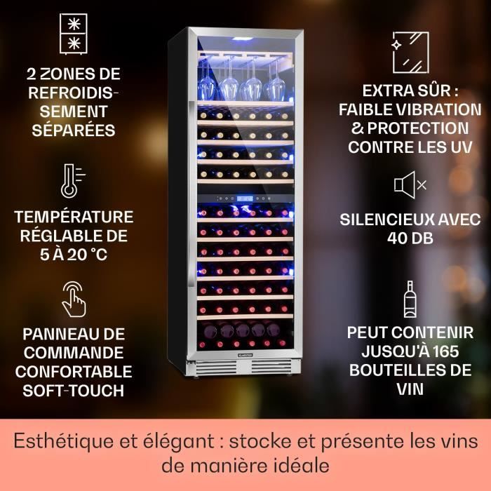 Klarstein Vinovilla Grande Duo Cave à vins1