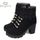 Femme Bottine Bottillon Sweet de Dentelle Chevi...