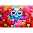 tableau peinture hibou