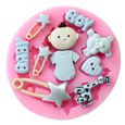 Silicone Moule Maria Anniversaire Baptême Crème gâteau emporte-pièce NEUF