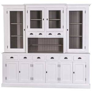 Armoire De Cuisine Blanc Et Gris Achat Vente Pas Cher