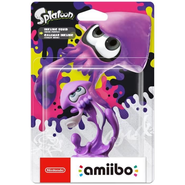 Amiibo Splatoon - Calamar Inkling Violet Néon Collection Splatoon