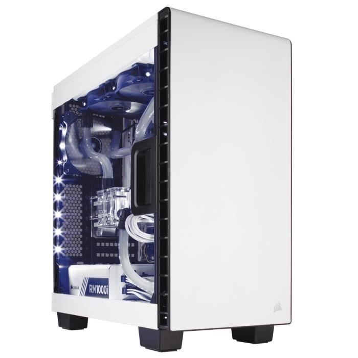 Corsair Boîtier PC Carbide Clear 400C - Moyen Tour - Fenêtre - Blanc
