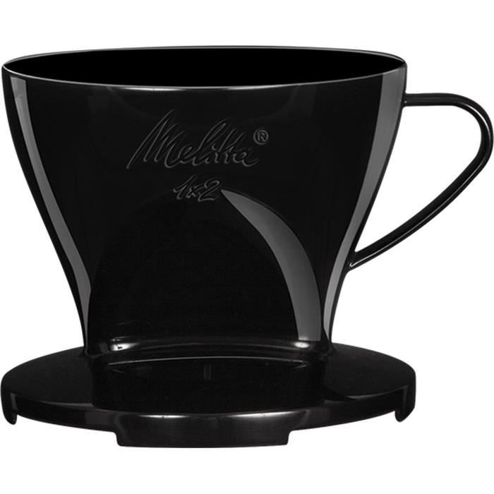 MELITTA Porte-filtre à café 1x2 - Noir