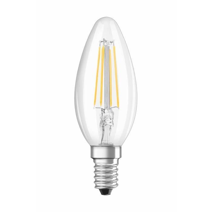 OSRAM Ampoule filament LED E14 4 W equivalent a 40 W blanc chaud