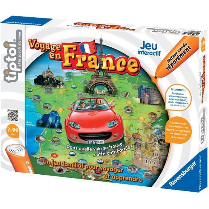 TIPTOI Livre Interactif Voyage en France