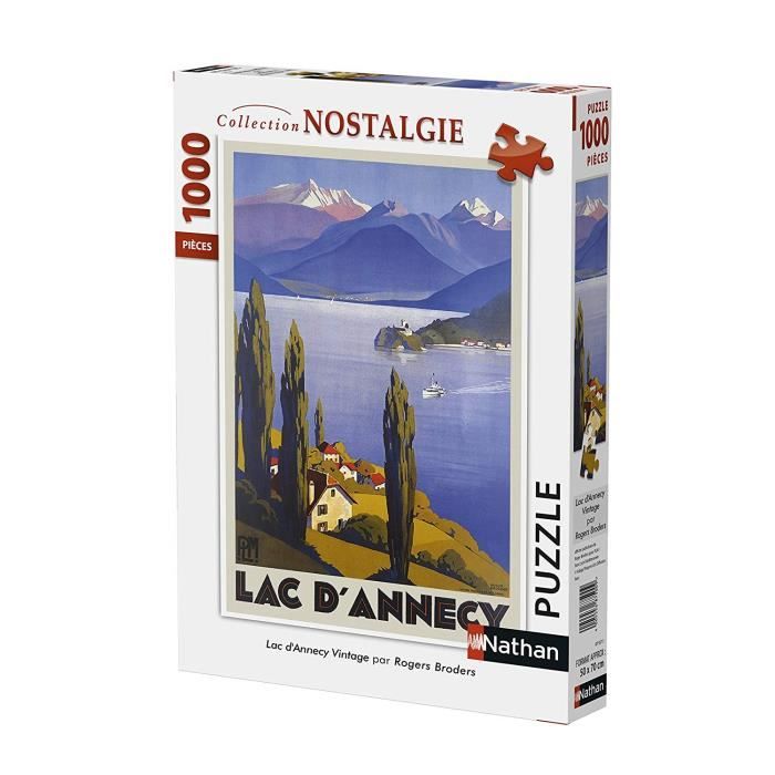 Puzzle Lac d'Annecy Vintage