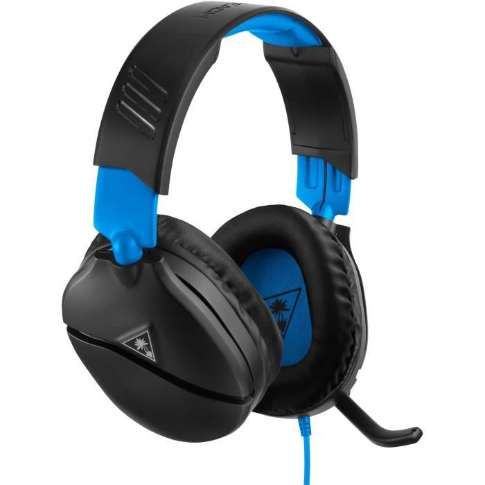 TURTLE BEACH Casque gamer Recon 70P pour PS4 et PS4 Pro (compatible Xbox one, Nintendo Switch, Appareils mobiles) - TBS-3555-02