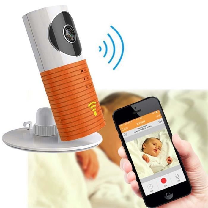 camera de surveillance orange
