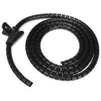 GOULOTTE - CACHE FIL 2M Ø15mm Gaine Tube Spirale Range Cache Câble Fil GOULOTTE - CACHE FIL 2M Ø15mm Gaine Tube Spirale Range Cache Câble Fil