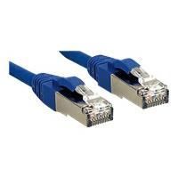 LINDY Câble réseau en cuivre - 6A S/FTP - LSOH - 500MHz - 20 m - Bleu