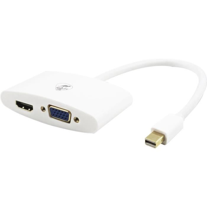 MOBILITY LAB Adaptateur Mini Display HDMI+VGA Accessoires Mac