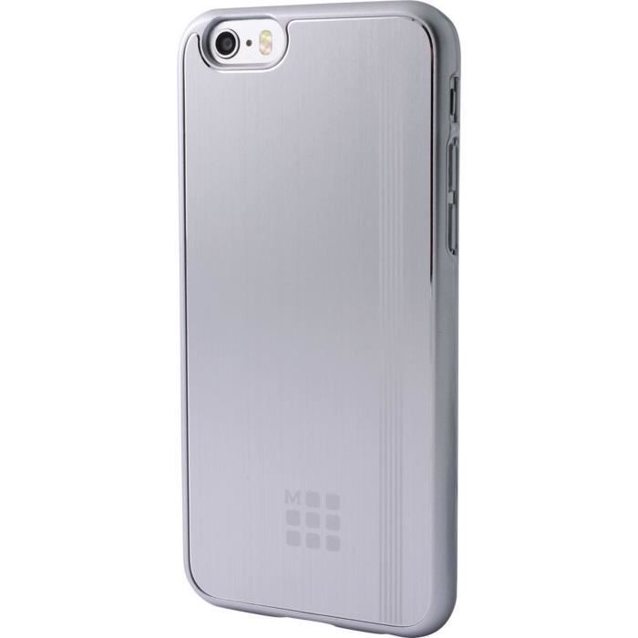 MOLESKINE Coque rigide Moleskine - Pour iPhone 5 / 5S / SE - Grise métallisée