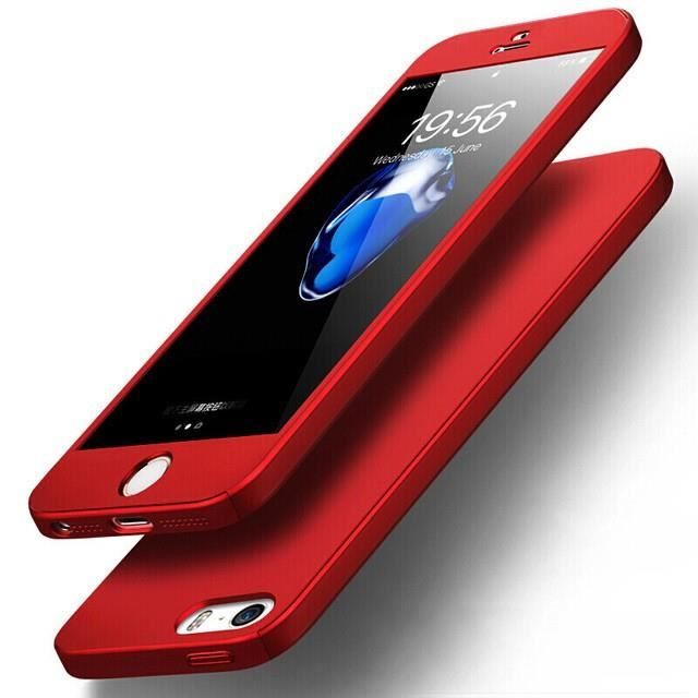 coque rouge 360 iphone 5