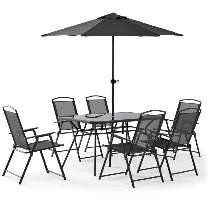 De 6 Et PersonnesParasol Table Chaises Achat Vente Jardin XuiOkZP