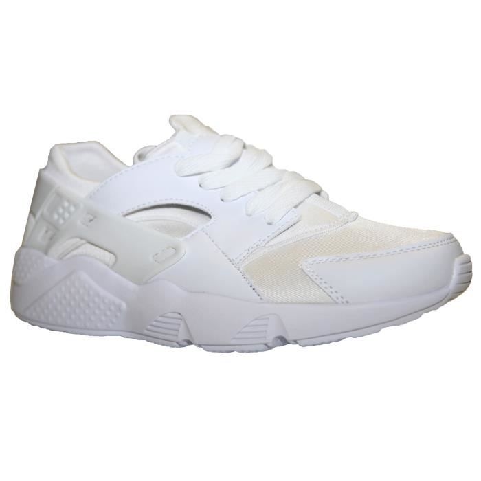 Basket Style Huarache Noir ou Blanc Femme Homme... Basket Style Huarache Noir ou Blanc Femme Homme...